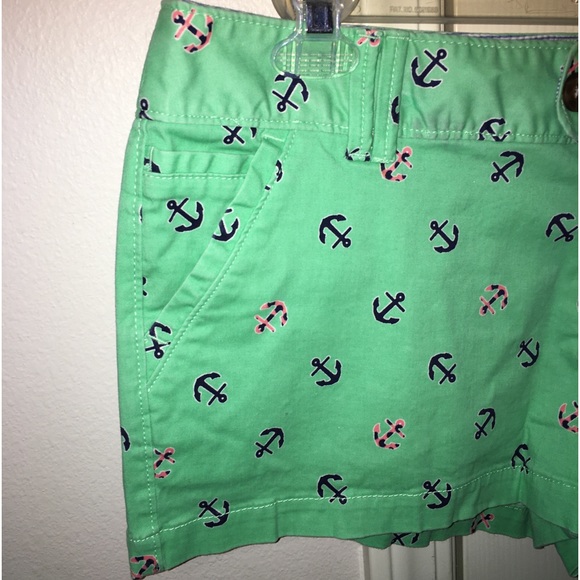 Red Camel Anchor Print Shorts - Picture 3 of 9